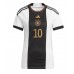Tyskland Serge Gnabry #10 Hjemmebanetrøje Dame VM 2022 Kort ærmer